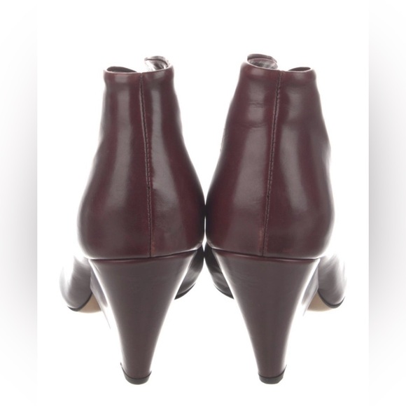 Burgandy leather Isabel Marant boots - Picture 4 of 5